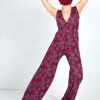 Rhythmic Print Jumpsuit