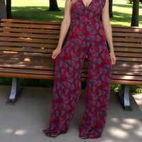 Rhythmic Print Jumpsuit